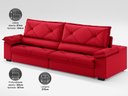 Ver imagem 5 de Sofá com Carregador Usb e Molas no Assento Retrátil Reclinável Nice 2,10m Velosuede - Netsofas
