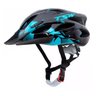 Capacete Ciclismo Tsw Raptor 2 C/ Led Preto/cinza/azul - 1