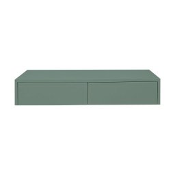 Aparador Penteadeira Console Suspenso Verde Laca - 4