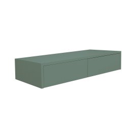 Aparador Penteadeira Console Suspenso Verde Laca - 3