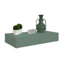 Ver imagem 7 de Aparador Penteadeira Console Suspenso Verde Laca