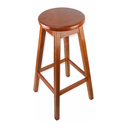 Ver imagem 1 de Banqueta Alta De Madeira Envernizada