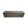 RECAMIER PUFF BAÚ SAPATEIRA COM GAVETA 1,38 CM PARA CAMA BOX PADRÃO - MARROM - 6