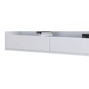 Ver imagem 3 de Rack Suspenso para Tv Life 1.8 Branco Acetinado - Móveisaqui