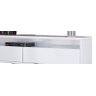 Rack Suspenso para TV Life 1.8 Branco Acetinado - MóveisAqui - 4