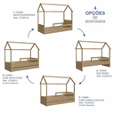 Ver imagem 6 de Cama Infantil com Colchão Montessoriana Auxiliar Marrom