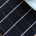 Ver imagem 2 de Jogo Americano Grid Preto com Trilho de Mesa 7 peças