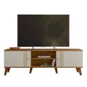 Ver imagem 1 de Rack Bancada para Tv 65 Pol 160cm Sia Nature/off Z49 - Mpozenato