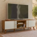 Ver imagem 1 de Rack Bancada para Tv 65 Pol 160cm Sia Nature/off Z49 - Mpozenato