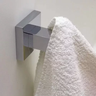 Cabide Porta Toalha Vogue Luxo Aço Inox Cromado Gancho - 3