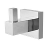 Cabide Porta Toalha Vogue Luxo Aço Inox Cromado Gancho - 1