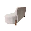 Ver imagem 4 de Sofá 2 Lugares Orgânico Curvo Tókio 150cm Bouclé Bege