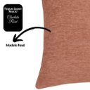 Ver imagem 5 de Capa de Almofada Tecido Rosê Charlote Premium 42x42cm - Jolitex