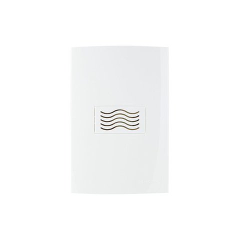 Cigarra Margirius Sleek com Placa 4x2 Branca 220v