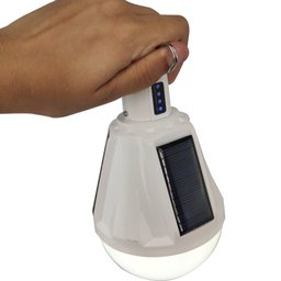 Lâmpada Solar Emergência LED Celular Lanterna Usb Luz Camping - 2