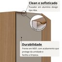 Ver imagem 6 de Balcão de Cozinha Canto Diagonal 1 Porta sem Tampo 74cm Vitra Luciane Móveis