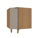 Ver imagem 2 de Balcão de Cozinha Canto Diagonal 1 Porta sem Tampo 74cm Vitra Luciane Móveis