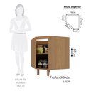 Ver imagem 3 de Balcão de Cozinha Canto Diagonal 1 Porta sem Tampo 74cm Vitra Luciane Móveis