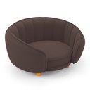 Ver imagem 3 de Mini Cama Poltrona Pet Lary Baby para Cachorro Veludo Marrom - Desk Design