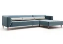 Ver imagem 3 de Sofá em L com chaise de casal 3,13m x 1,71m - ROD001:azul