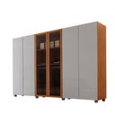 Ver imagem 1 de Guarda Roupa Casal Coliseu Gold Mdf 6 Portas e 6 Gavetas com Pés Modera Mobília