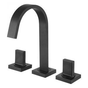 Misturador Lavatório de Bancada Meber 1878 C52 Preto Matte:preto Matte/fosco