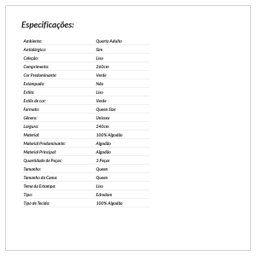 Edredom Queen Dupla Face Verde 400 Fios Egípcio 100% Algodão 3 Peças - 6