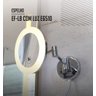 Espelho com Luz - Redondo - Ef-l 8 - E6510 - Cromado - 2