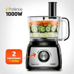 Multiprocessador Mondial Turbo Chef 5 em 1 Preto 220v Mpn-01-b - 2 Multiprocessador Mondial Turbo Chef 5 em 1 Preto 220v Mpn-01-b - 2