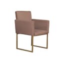 Ver imagem 2 de Conjunto 02 Poltronas para Recepção e Sala Klara Suede - Cappuccino