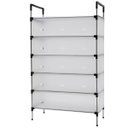 Ver imagem 1 de Sapateira Rack 6 Andares Organizaçao Sapato Calçado Sandalia Prateleiras Objetos Hall de Entrada Res