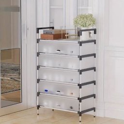 Sapateira Rack 6 Andares Organizaçao Sapato Calçado Sandalia Prateleiras Objetos Hall de Entrada Res - 2