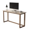 Mesa Escrivaninha Off White Com Pes De Madeira Pequena 120cm - 2