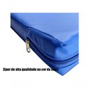 Ver imagem 5 de Capa Impermeável para Colchão Casal Feita em Napa Hospitalar - 138x188x14cm Azul