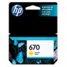 Cartucho Hp 670 3.5ml Cz116ab Amarelo 3525/4615/4625/5525 - 1