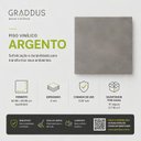 Ver imagem 7 de Piso Vinílico Colado Argento 60,96cm x 60,96cm 10 Placas ( 3,716m²) Graddus