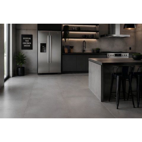 Piso Vinílico Colado Argento 60,96cm x 60,96cm 10 Placas ( 3,716m²) Graddus
