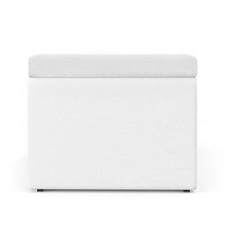 Calçadeira Baú Navi 140 para Cama de Casal A-013 Couro Branco Aradecor - 4