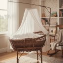 Ver imagem 1 de Berço Moises Vime Trançado