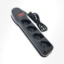 Ver imagem 1 de Filtro de Linha 4 Tomadas Preto Pp3x0,75x1,0mt Megatron