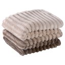 Ver imagem 1 de Cobertor Galaxy Queen Manta Ultrasoft Alto Relevo Degradê Super Macia - Capuccino - Marrom