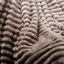 Ver imagem 3 de Cobertor Galaxy Queen Manta Ultrasoft Alto Relevo Degradê Super Macia - Capuccino - Marrom