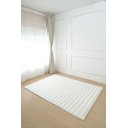 Ver imagem 1 de Tapete Pelo Alto Ondulado Waves 100x140cm - Jolitex - Branco