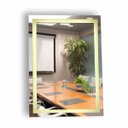 Ver imagem 3 de Espelho com Iluminação Led e Jateado Luxo Retangular 80x60cm:quente