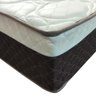 Cama Box Baú + Cabeceira Marrom E Colchão Solteiro 88cm - 2