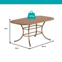 Ver imagem 4 de Conjunto de Sala de Jantar 6 Cadeiras Linea Carraro Freijó Rosê