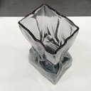 Ver imagem 2 de Vaso Decorativo Cachepô Enfeite  24x14x11cm Vidro Cinza Nh