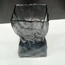 Ver imagem 3 de Vaso Decorativo Cachepô Enfeite  24x14x11cm Vidro Cinza Nh