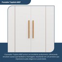 Ver imagem 4 de Guarda Roupa de Casal Majestic 6 Portas 6 Gavetas Batrol Freijo com Off White