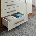 Ver imagem 6 de Cômoda Paris 2 Portas 4 Gavetas Cinamomo/off White - Panorama Móveis